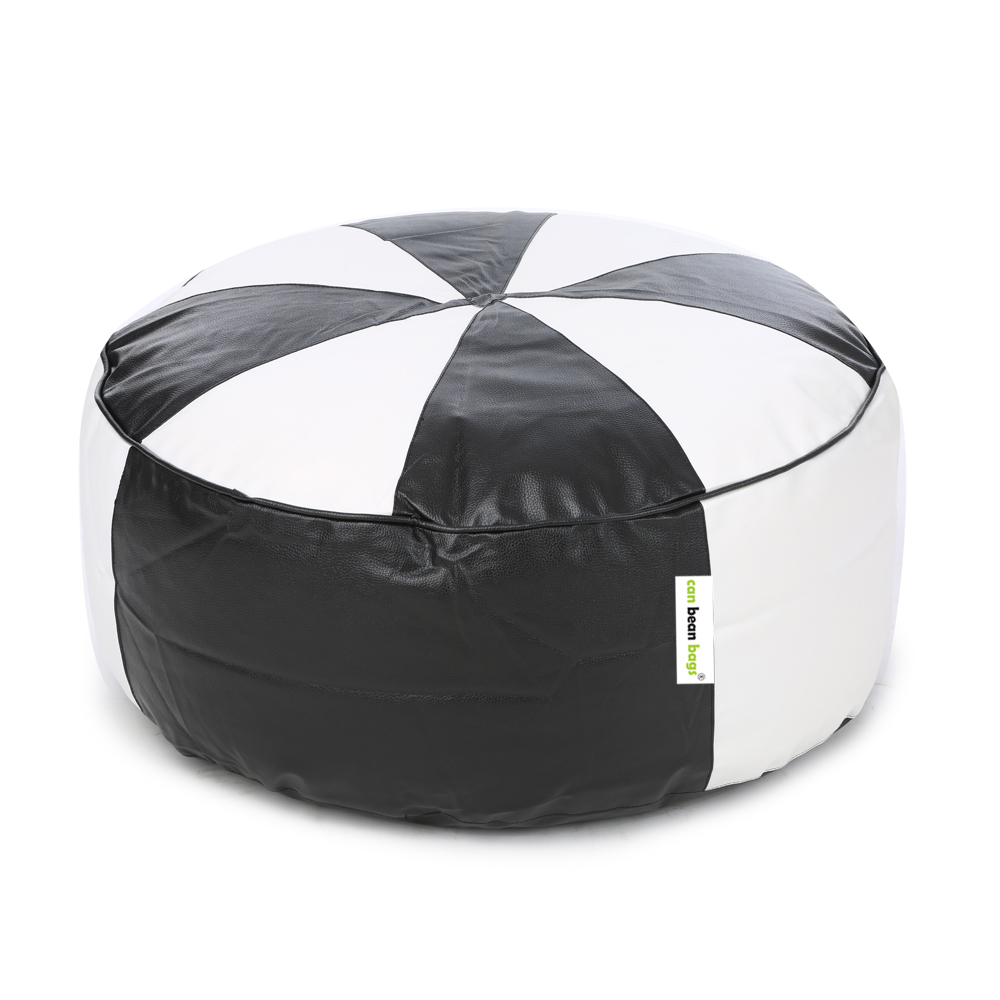 Can Bean Bags Art Leather Pouf Filled With Beans